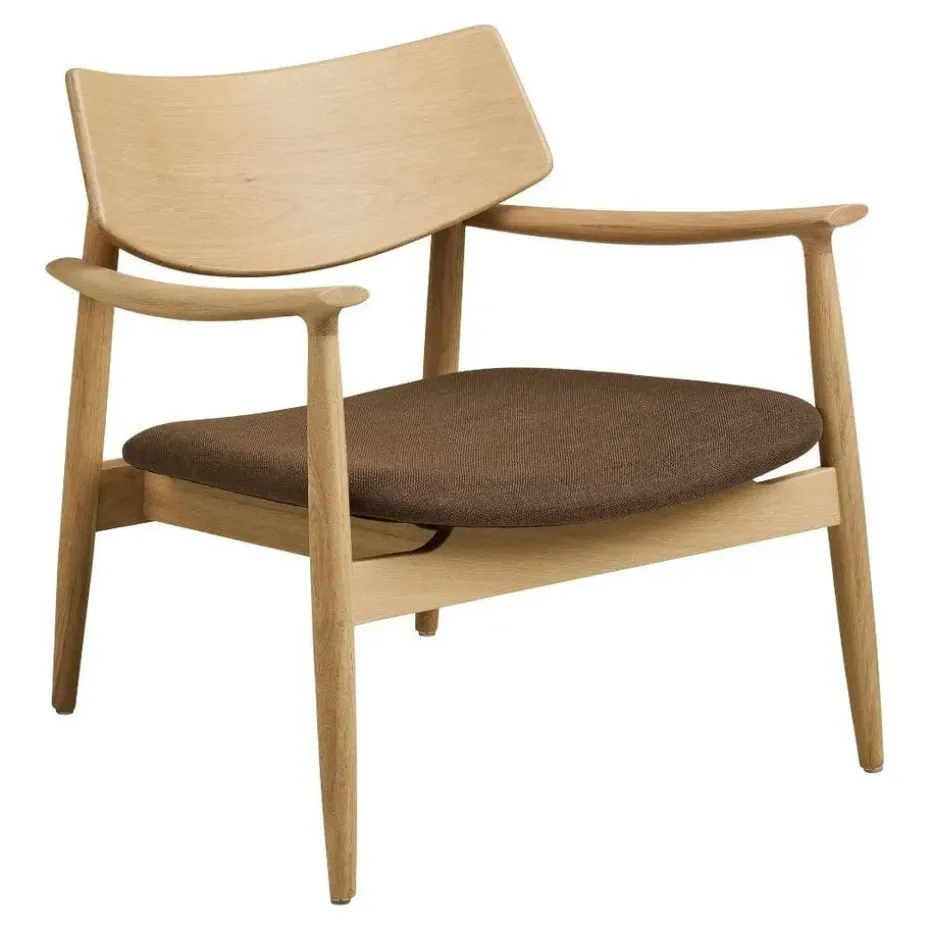 Hioshop Gina fauteuil eik- bruin