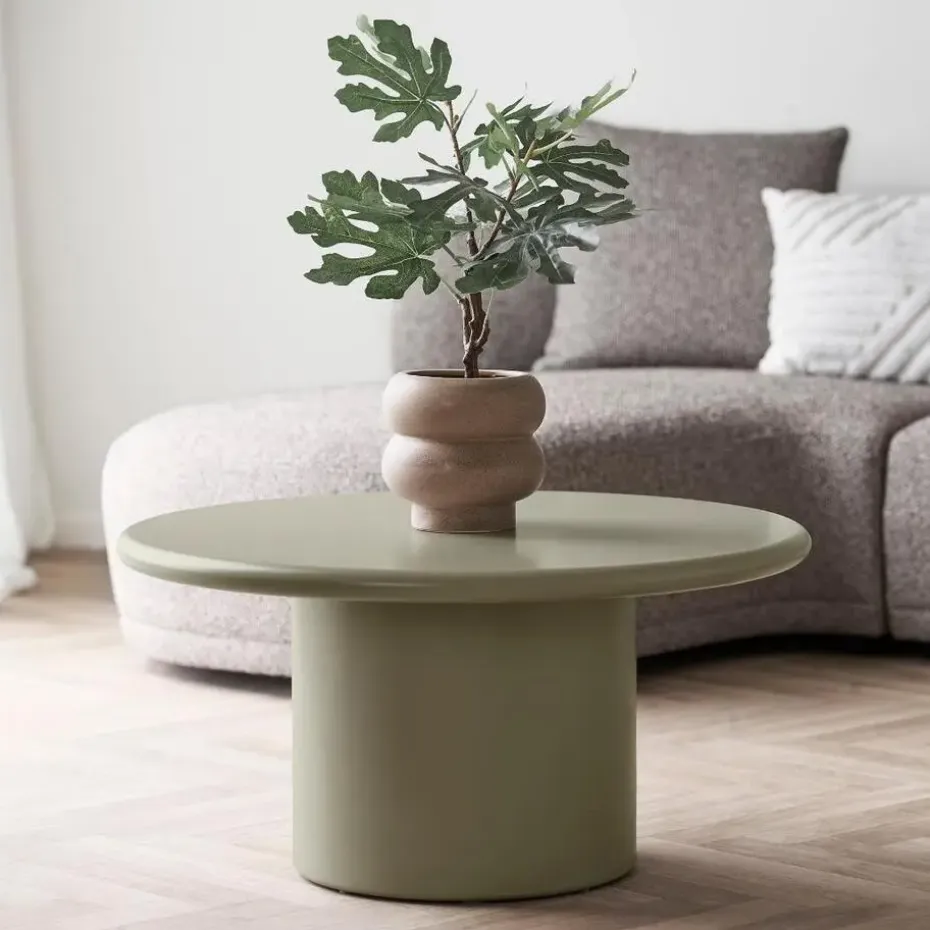 Hioshop Henny salontafel Ø80cm groen