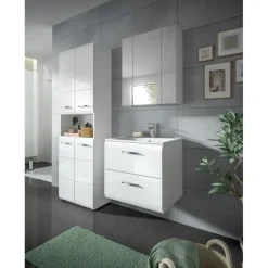 Hioshop Ice badkamer I55 wit hoogglans- wit