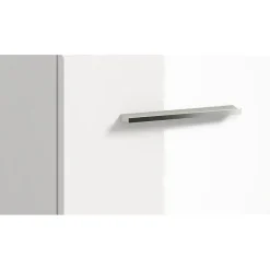 Hioshop Ice wastafel inclusief was 2 lades wit hoogglans- wit
