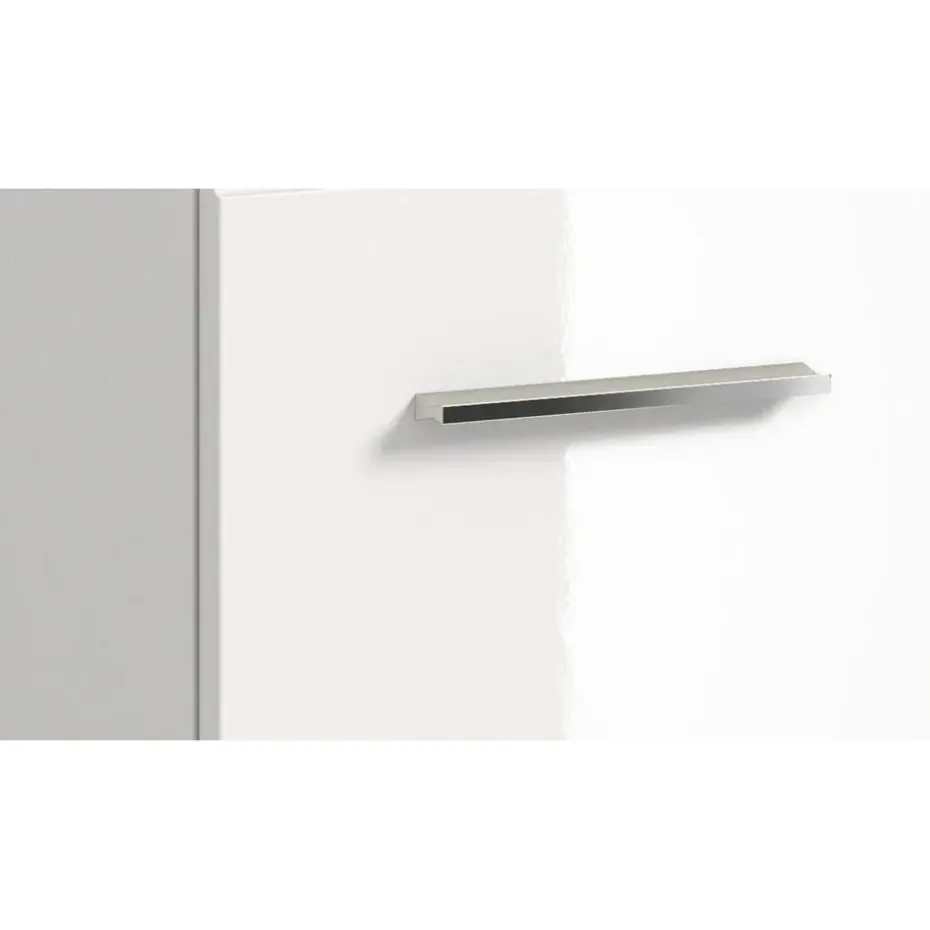 Hioshop Ice wastafel inclusief was 2 lades wit hoogglans- wit