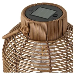 Hioshop Nelli lantaarn met geïntegreerde zonnecellen natuur