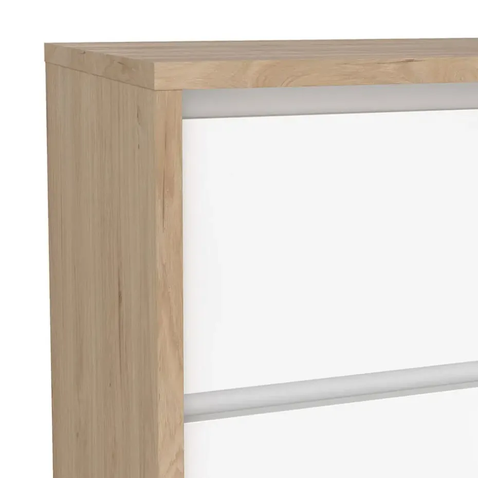 Hioshop Next ladekast 3 lades hoogglans wit
