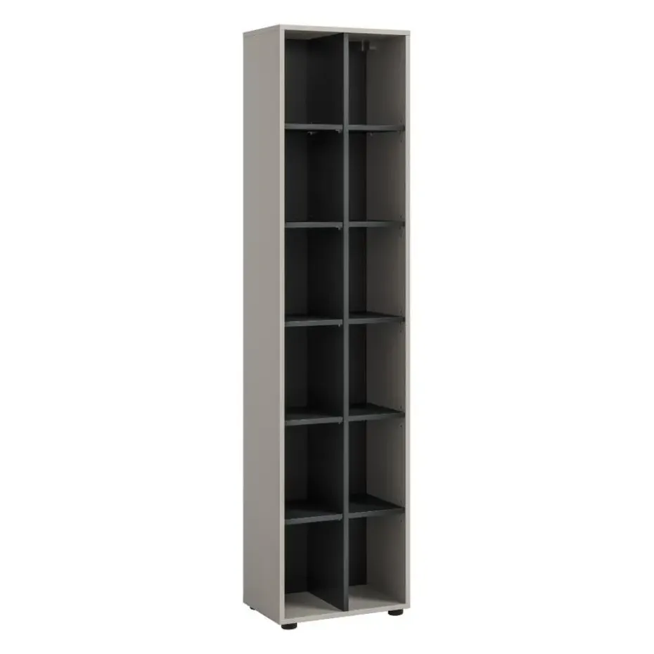 Hioshop Noida wandkast 12 vakken kasjmier decor