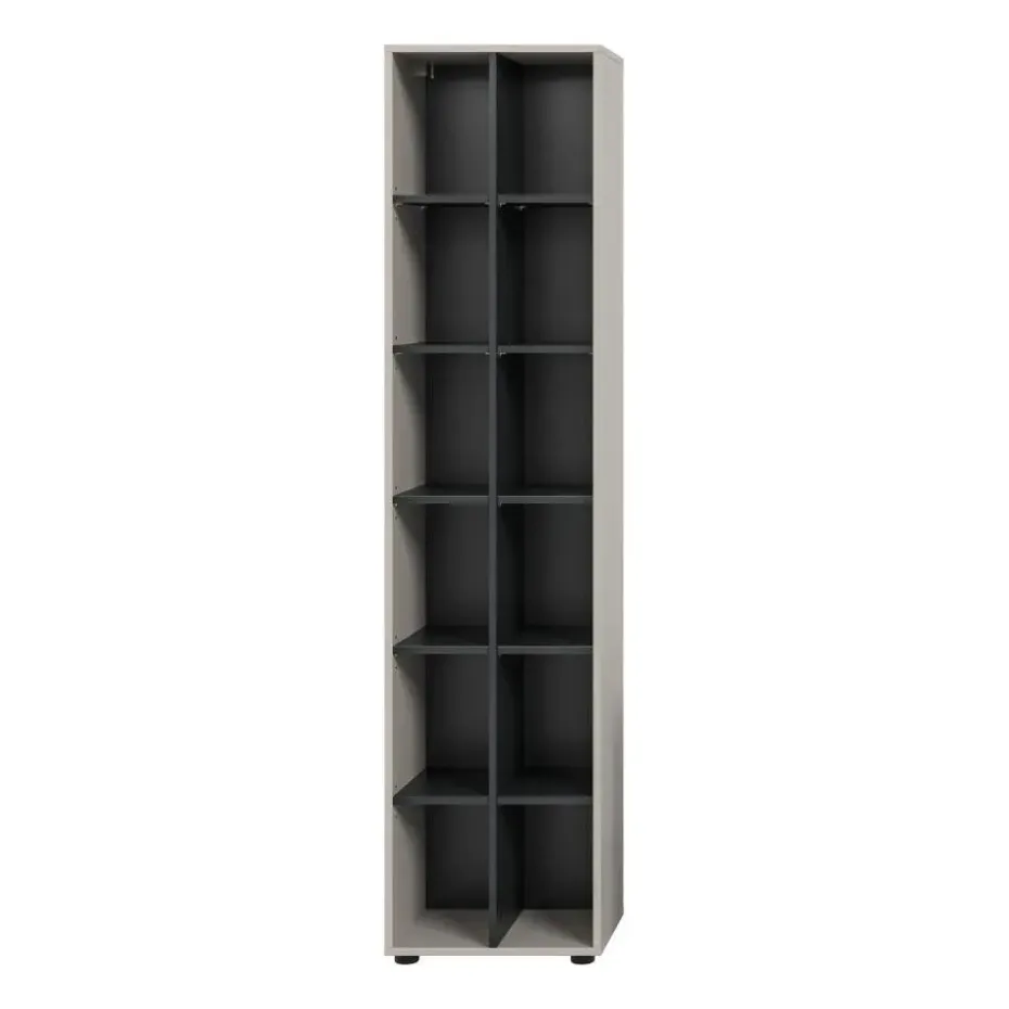 Hioshop Noida wandkast 12 vakken kasjmier decor