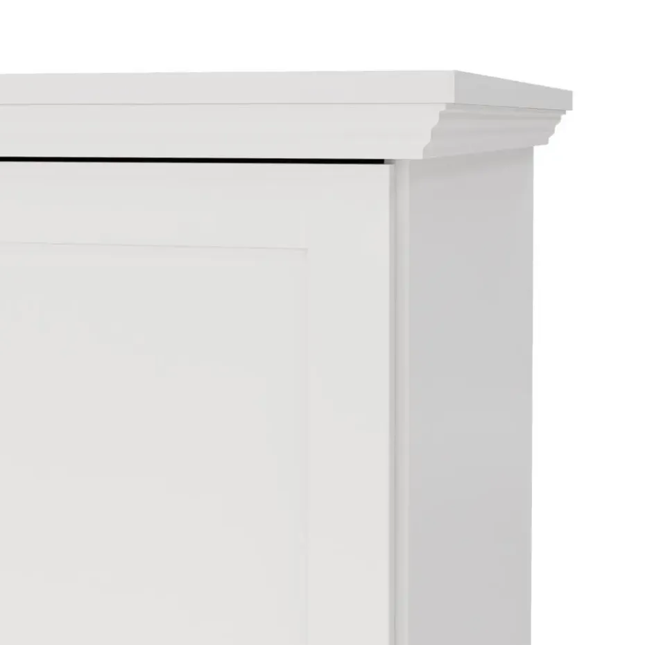 Hioshop North kledingkast 2 deuren wit