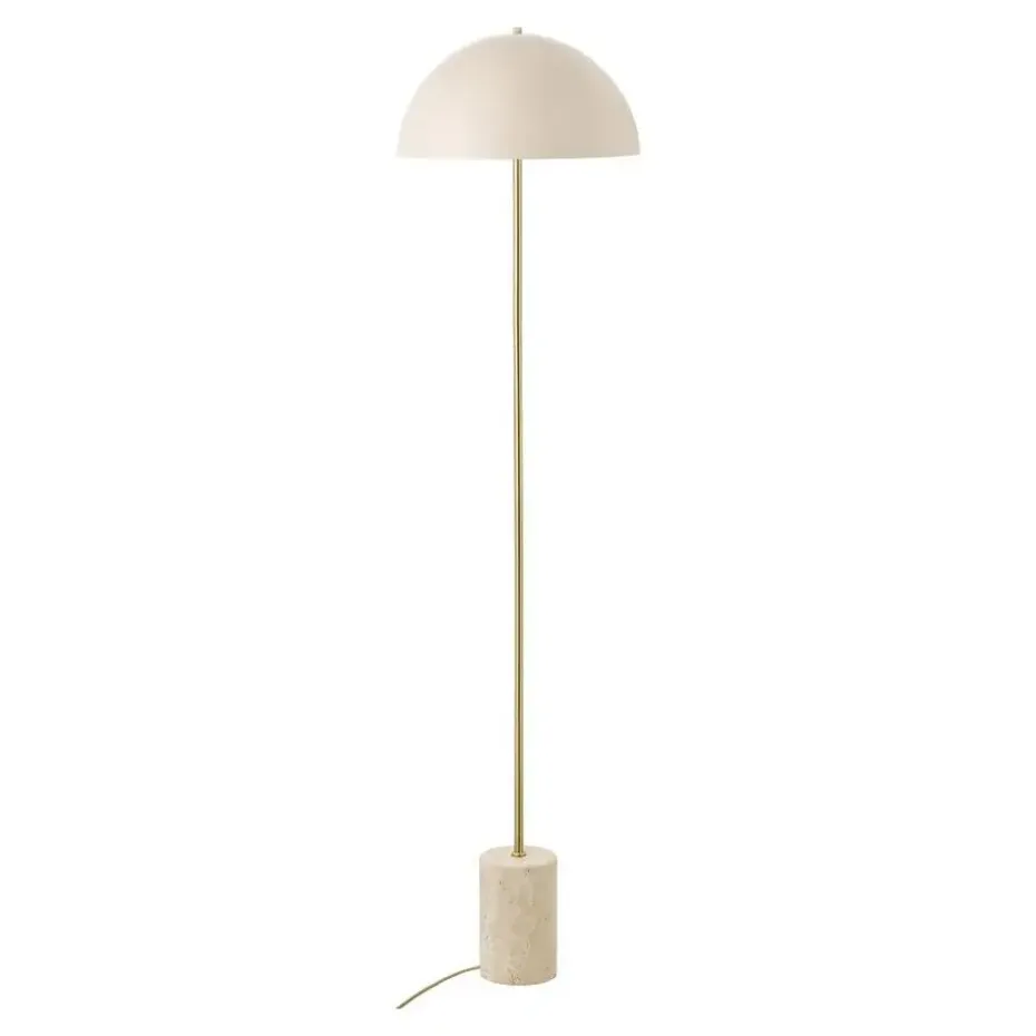 Hioshop Olea vloerlamp beige