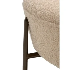 Hioshop Orbit Dan-Form poef bouclé offwhite