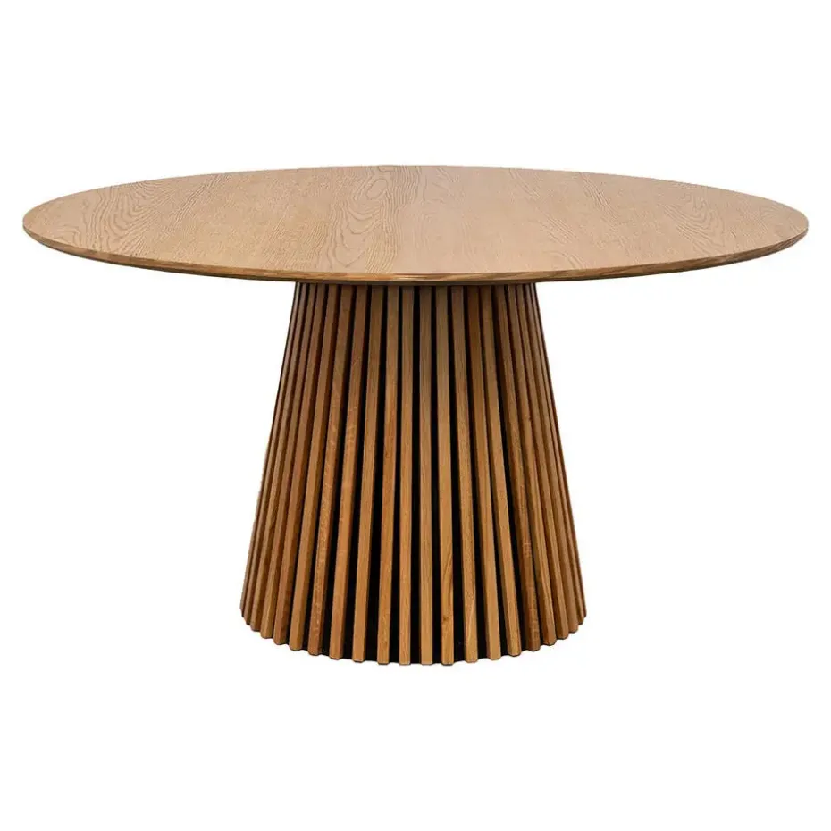 Hioshop Osaka eetkamertafel Ø140cm eik