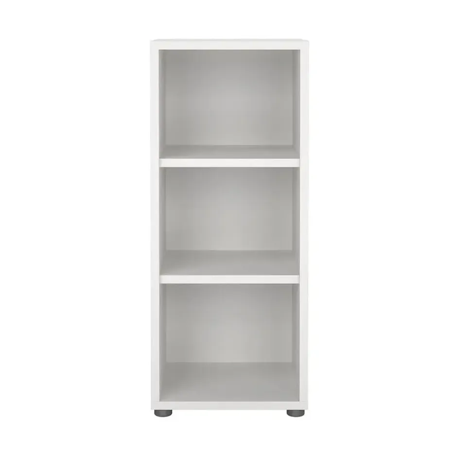 Hioshop Prima wandkast 3 vakken wit