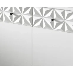 Hioshop Prisma badkamerkast 2 deuren- 1 lade wit