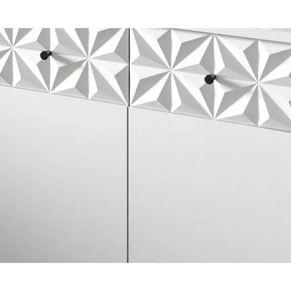 Hioshop Prisma badkamerkast 2 deuren- 1 lade wit