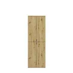 Hioshop ProjektX kledingkast 4 deuren eiken decor