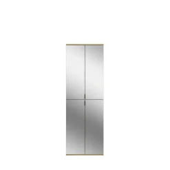 Hioshop ProjektX kledingkast - 6 deuren spiegel