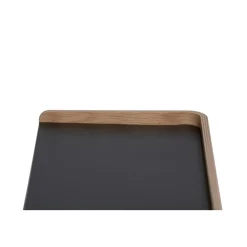 Hioshop Protopia Dan-Form wandplank met haken 9 haken fineer eik