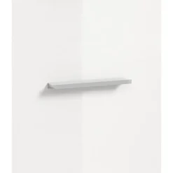 Hioshop Scout badkamerkast 1 deur- 1 lade wit hoogglans- wit