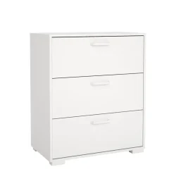 Hioshop Sofia ladekast 3 lades wit