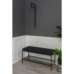 Hioshop Trento kapstok zwart
