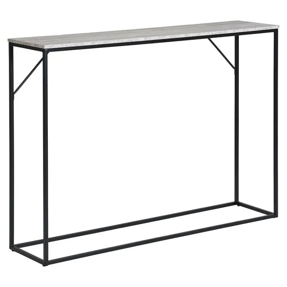 Hioshop Vita sidetable 1 plank travertin decor