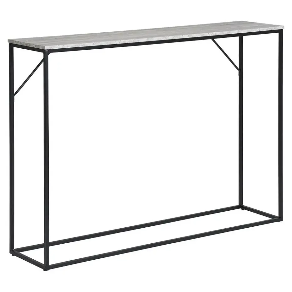 Hioshop Vita sidetable 1 plank travertin decor