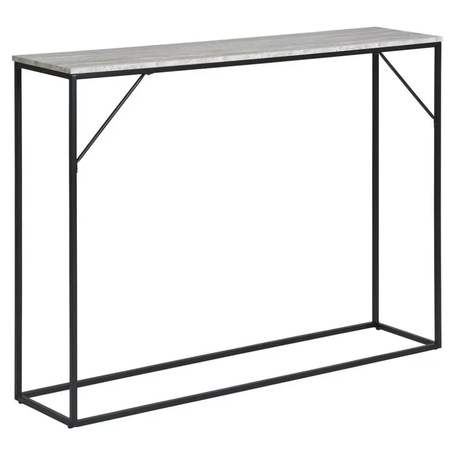 Hioshop Vita sidetable 1 plank travertin decor