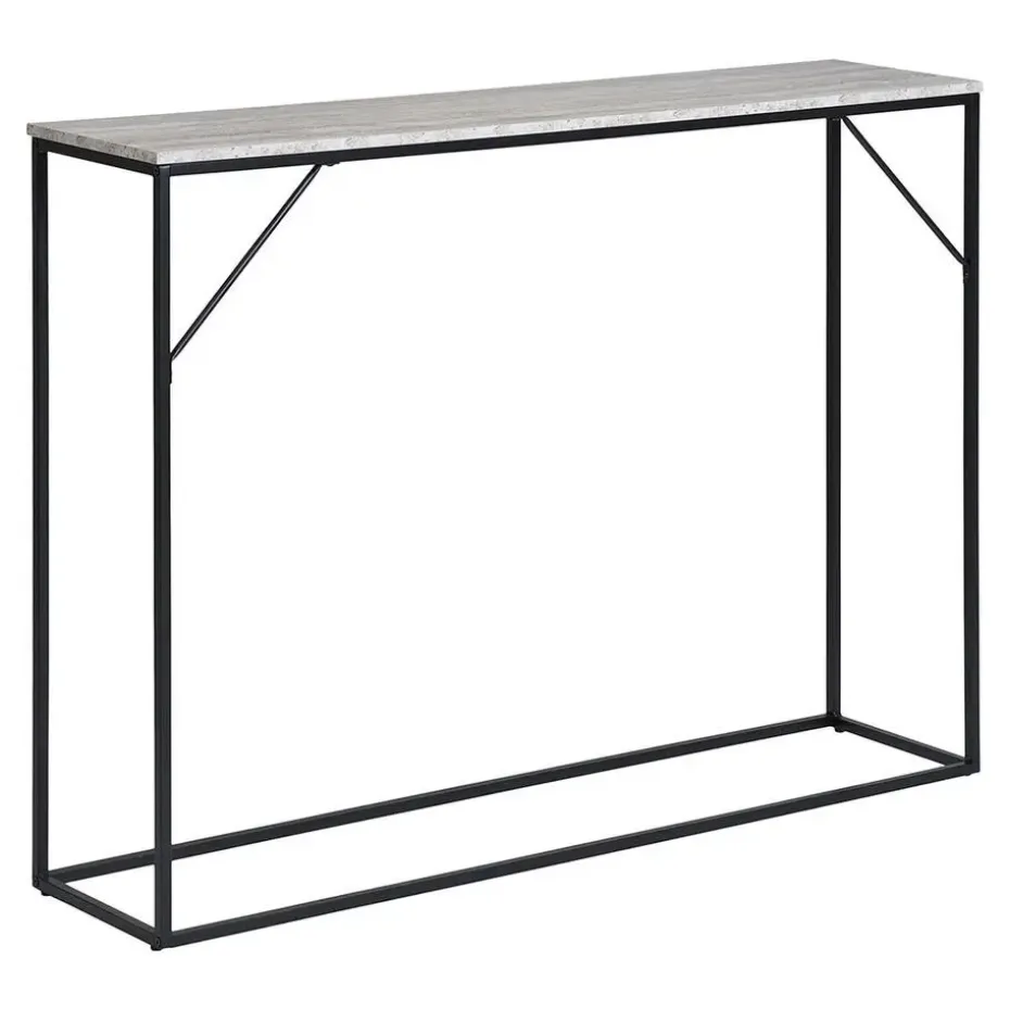 Hioshop Vita sidetable 1 plank travertin decor