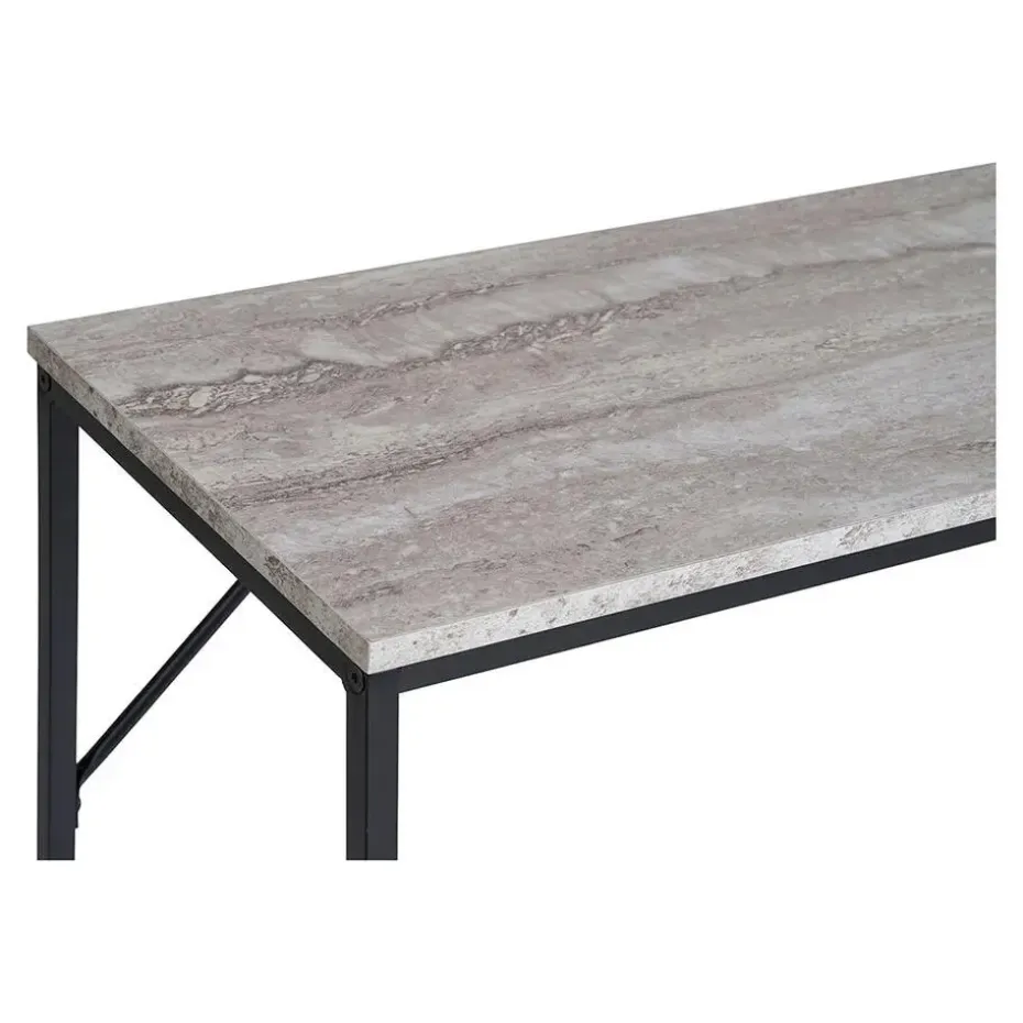 Hioshop Vita sidetable 1 plank travertin decor