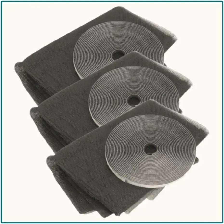 HIXA Raamhor 130x150 anti-insect 3 stuks