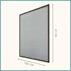 HIXA Raamhor 130x150 anti-insect 2 stuks