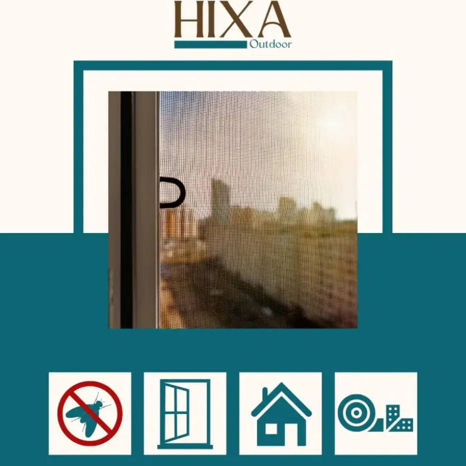 HIXA Raamhor 130x150 anti-insect 2 stuks