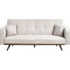HJULBY - Driezitsbank - Lichtbeige - Polyester