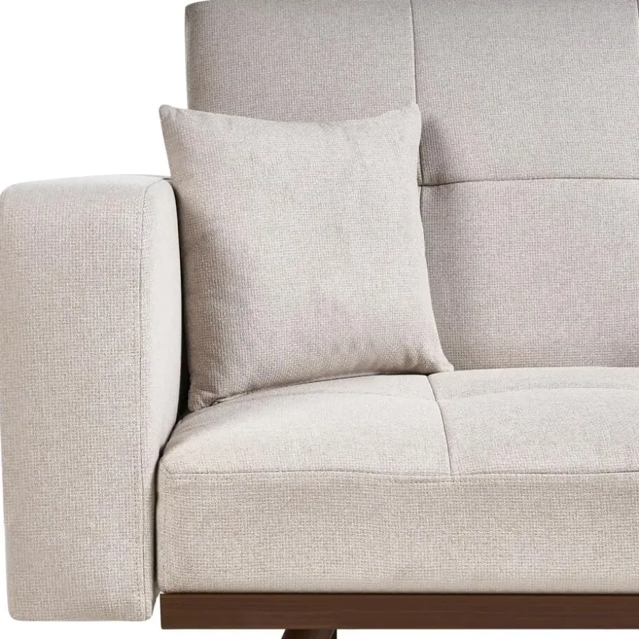 HJULBY - Driezitsbank - Lichtbeige - Polyester
