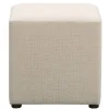 Hocker Nando - beige - 45x45x45 cm