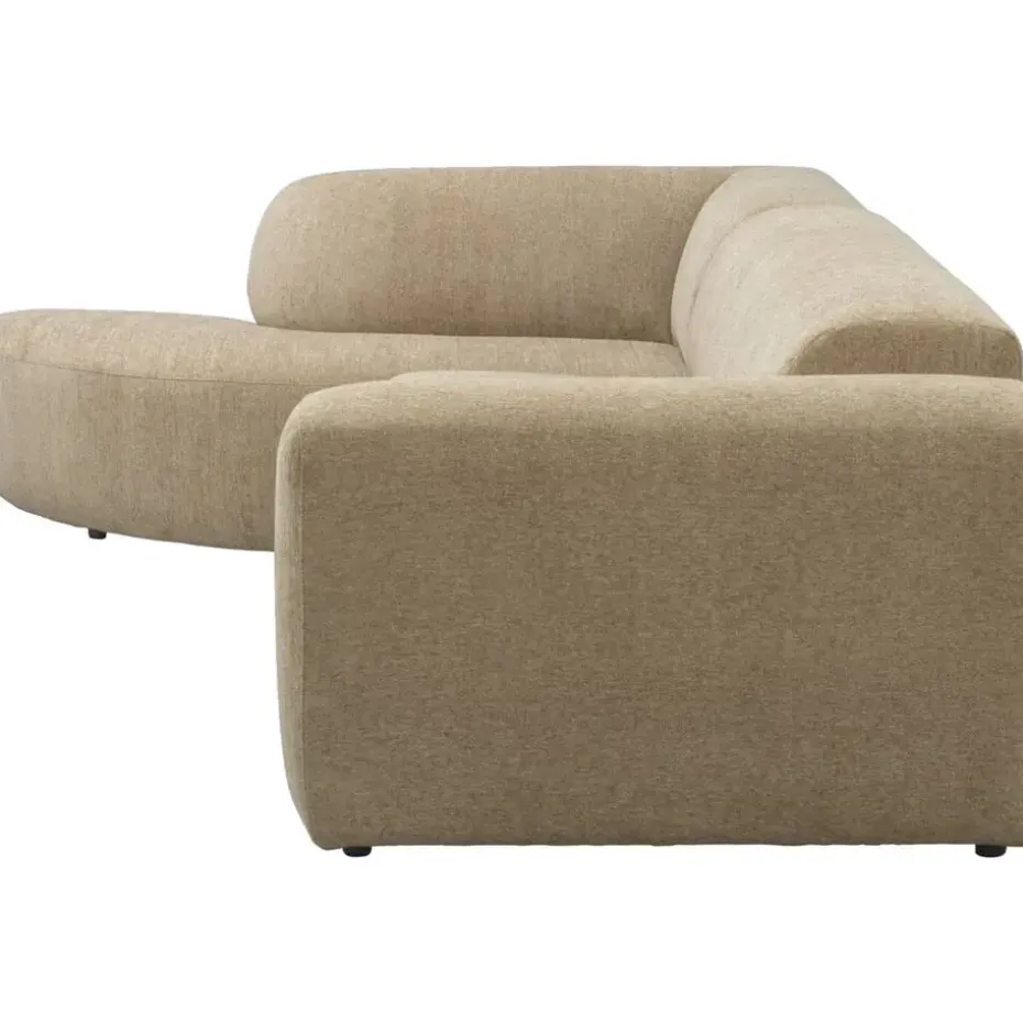 Hoekbank Astoria links - Venro - beige