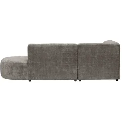 Hoekbank Luna links - stof Cremona - taupe