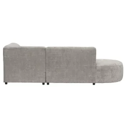 Hoekbank Luna rechts - stof Cremona - beige