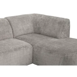 Hoekbank Luna rechts - stof Cremona - beige