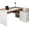 Hoekbureau Morkov - eik/wit