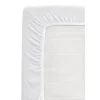 Hoeslaken Jersey - wit - 80x200 cm