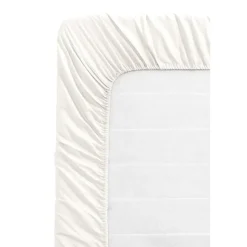 Hoeslaken Katoen - off white - 90x200 cm