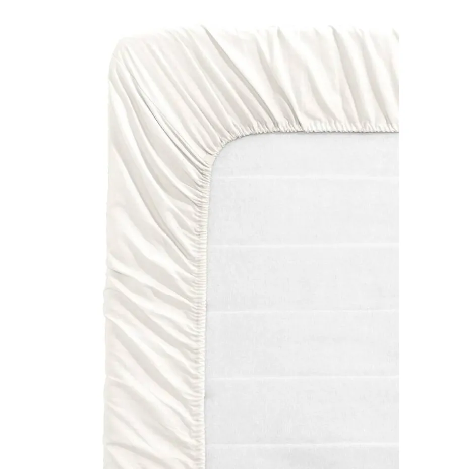 Hoeslaken Katoen - off white - 160x200 cm