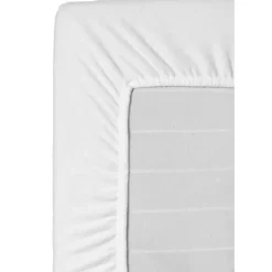 Hoeslaken Molton stretch - wit - 180x200 cm