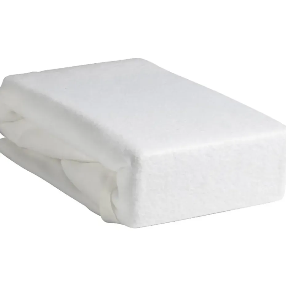 Hoeslaken Molton stretch - wit - 180x200 cm