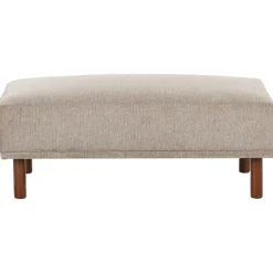 HOLT - Ottomaan - Taupe - Polyester