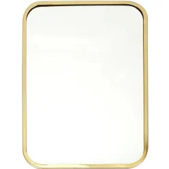 Home Deco Factory Spiegel Carre - rechthoek - goud - L25 x B34 cm