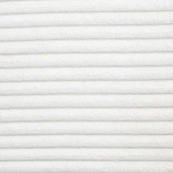 Home Deco Poef - Cocoonen - MDF/polyester - wit - 76 x 38 cm