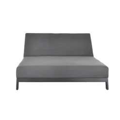 HOME DELUXE - VALENCIA ligstoel met verstelbare rugleuning - 203 x 144 cm