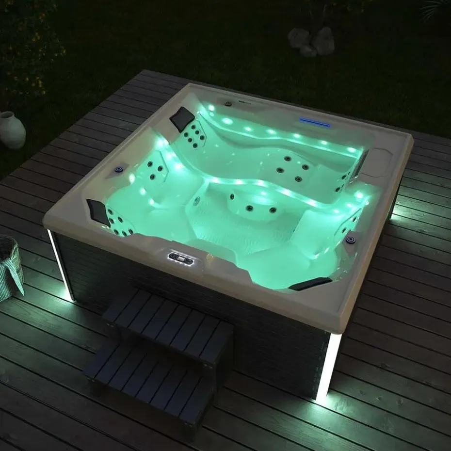 HOME DELUXE Buitenwhirlpool STREAM BIG PURE