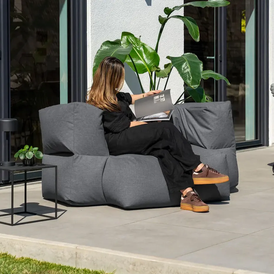HOME DELUXE buitenzitzak HEAVEN - antraciet 76 x 152 x 100 cm