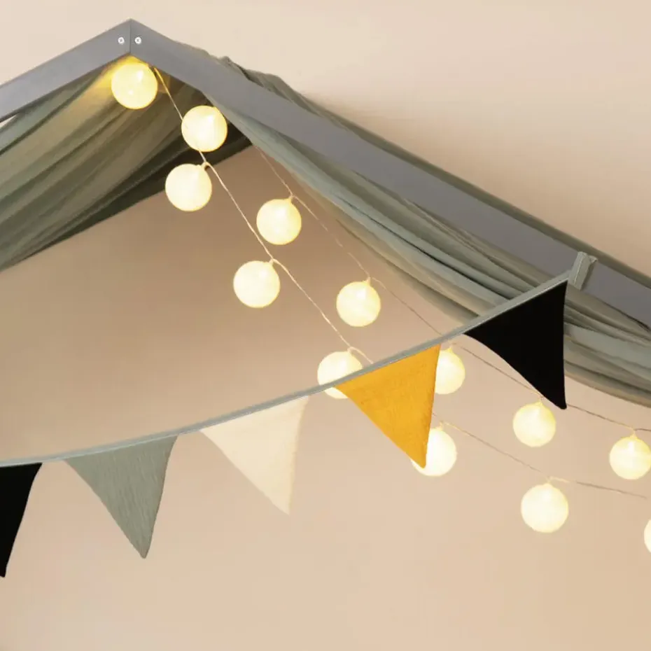 HOME DELUXE kinderbed WOLKENLAND grijs met lades